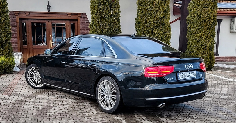 Audi A8 cena 110000 przebieg: 213000, rok produkcji 2013 z Woźniki małe 529